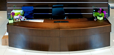 Recepciós pultok